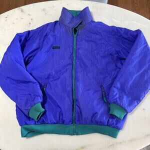 Vintage Made in Korea Reversible Columbia Men XXL Radial Thinsulate Jacket Teal